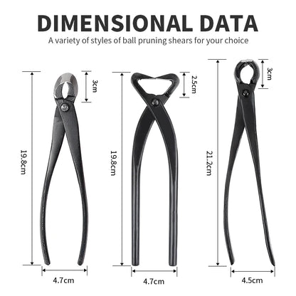 Onnfnag Profissional Root Cutter Bonsai Cutter Concave Edge Scissors Steel Bonsai Tools for Pruning Bonsai Tree Brunches Knots