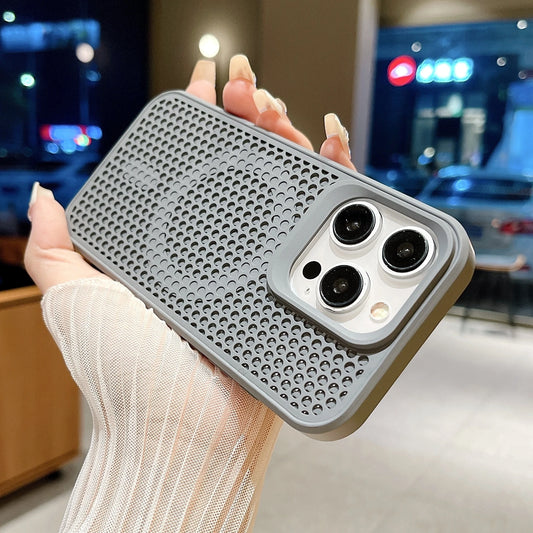 Heat Dissipation Mesh For Magsafe Magnetic Wireless Charging Case For iPhone 16 15 14 Plus Pro Max Breathable Cover