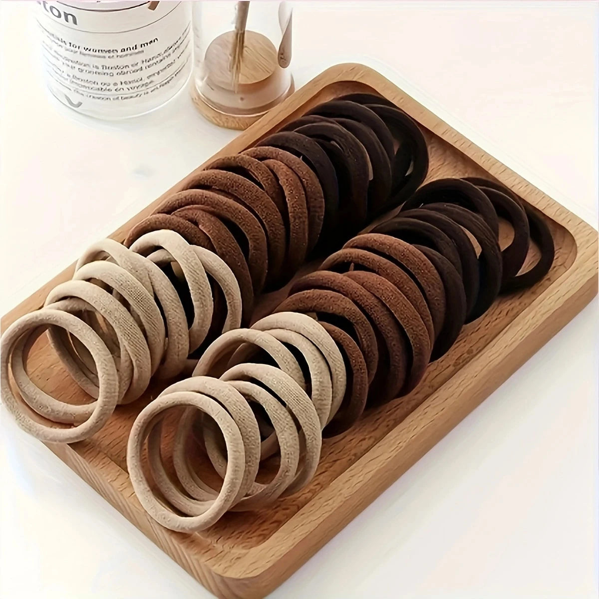 30-150PCS Women Girls Candy Colors Nylon Basic Scrunchie Hair Tie Ponytail Hold Hair Rubber Bands Fashion Hair Accessories