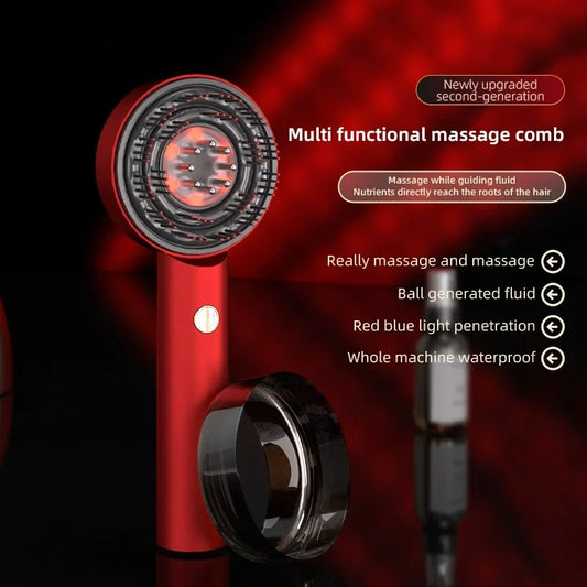 Electric Massage Comb Red light massage comb Scalp Massager for Hair Growth Essence Liquid Nursing Introduced into Scalp