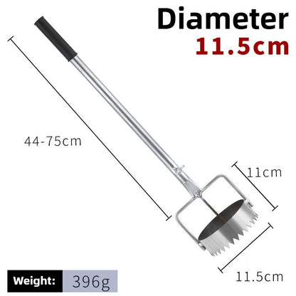 Durable Metal Film Puncher Vegetable Planting and Transplanting Agricultural Film Breaker Plastic Films Puncture Gardening Tool