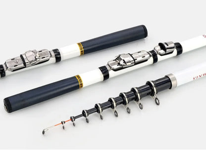 JOSBY Carbon Fiber Spinning Fishing Rod Telescopic Mini Pole 3M 2.7M 2.4M 2.1M 1.8M 1.5M Fish Gear Tackle High Quality
