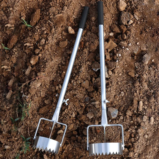 Durable Metal Film Puncher Vegetable Planting and Transplanting Agricultural Film Breaker Plastic Films Puncture Gardening Tool