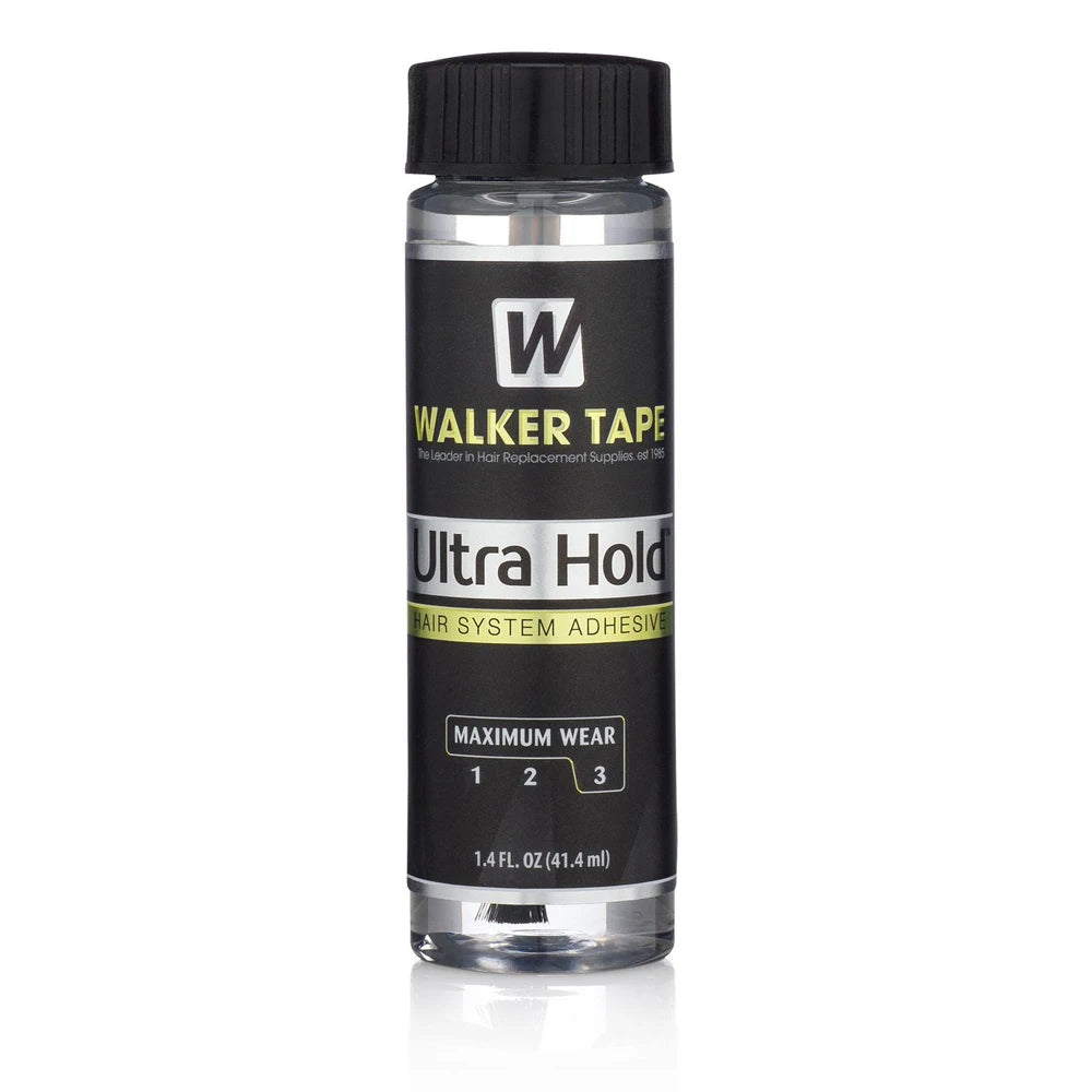 Ultra Hold Brush-on Liquid Bond Hair System Adhesive Silicone Glue For Lace Wig/Toupee/Closure/Beard 3.4/1.4/0.5OZ