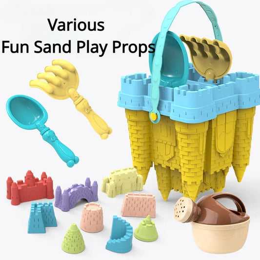 Sand Toys Castle Bucket Play Sand Set Toys Sand Scoop Children Summer Hobbies Water Fun Beach Toys for Kids Beach Acessories