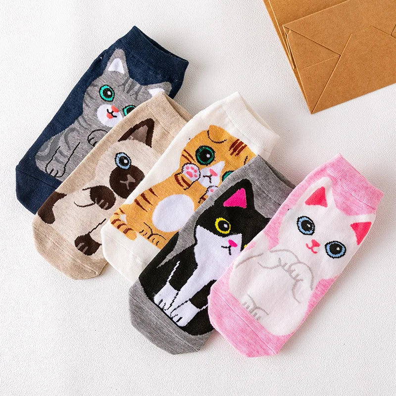 5 Pairs Lolita Japanese Woman Cute White Short Socks Set Girl Spring Summer Sweet Ruffle Lovely Cotton Socks For Women