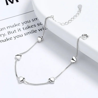 VENTFILLE 925 Sterling Silver Diamond-Studded Butterfly Bracelet Women's Fashion Temperament Flower Adjustable Bracelet