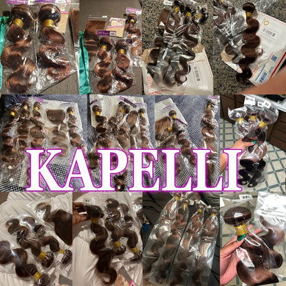 Hot Sale #4 Brown Body Wave Bundles 1/3/4 Brazilian Human Hair Weave Bundles Hair Extension Tissage Human Hair Bundles Remy Hair