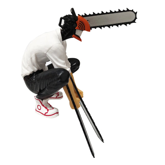 Anime Figure 14cm Chainsaw Man Power/Denji Action Figure PVC Noodle Stopper Figurine Adult Collection Model Toy