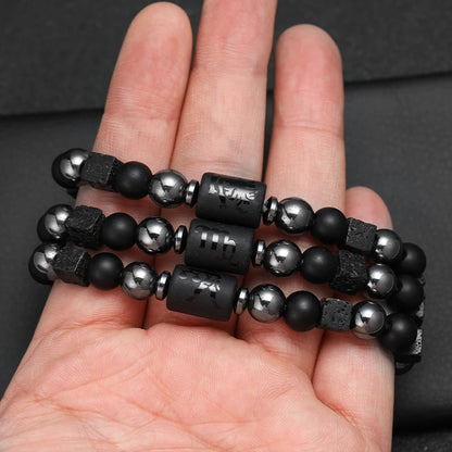 12 Zodiac Bracelets Natural Stone Cancer Virgo Leo Libra Bracelet Couples Friendship Gifts Bracelets Jewelry pulsera hombre
