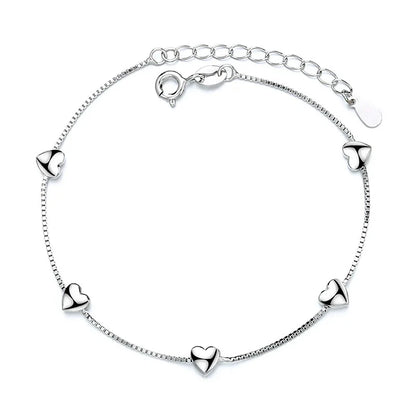 VENTFILLE 925 Sterling Silver Diamond-Studded Butterfly Bracelet Women's Fashion Temperament Flower Adjustable Bracelet