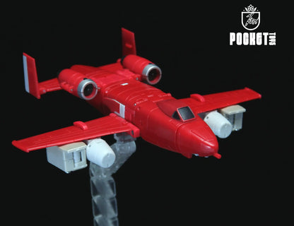 Pocket Toys Pt-M01 PTM01 Transformation Powerglide G1 Glider Of Sky Ko Dx Animated Version Small Scale Robot Action Figure