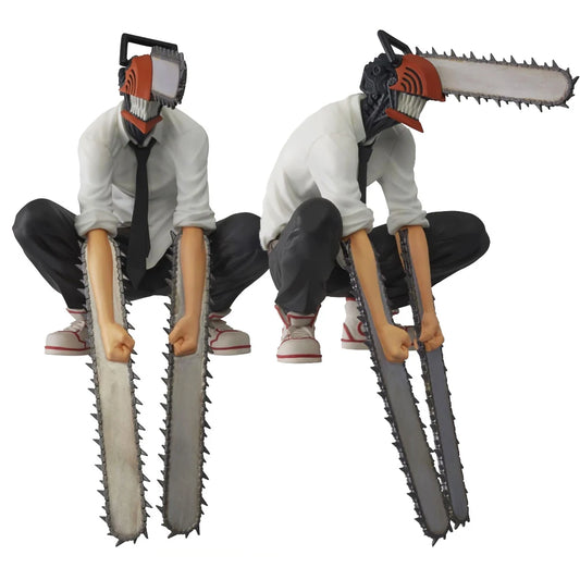 Anime Figure 14cm Chainsaw Man Power/Denji Action Figure PVC Noodle Stopper Figurine Adult Collection Model Toy