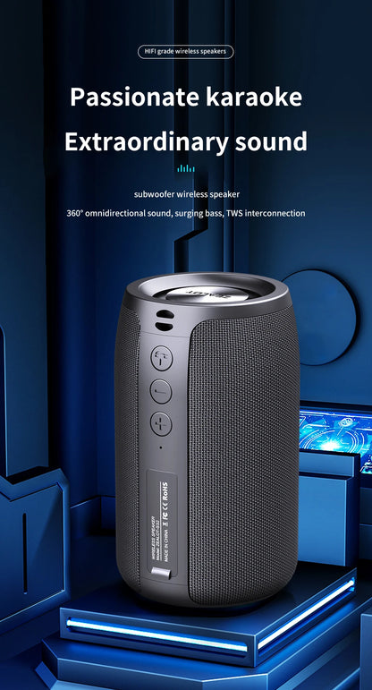 ZEALOT S32 5W Wireless Speakers, Portable Subwoofer Speaker, 1800mAh Battery, 10 Hours Playtime Loud Stereo, Booming Bass.