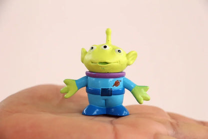 Disney 7PCS Toy Story 4 Action Figures Toys Woody Jessie Buzz Lightyear Forky Pig Bear Figura Model Doll Figurine Kids Boy Gifts
