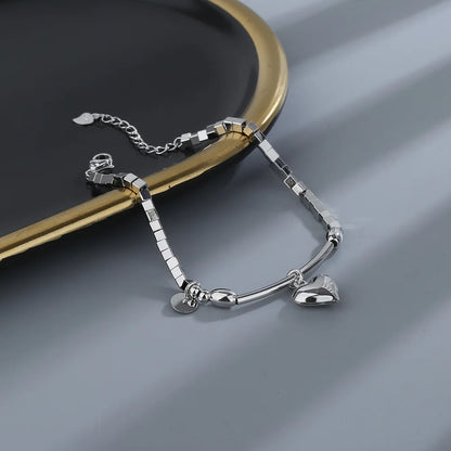 VENTFILLE 925 Sterling Silver Diamond-Studded Butterfly Bracelet Women's Fashion Temperament Flower Adjustable Bracelet