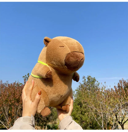 Super Cute Capybara With Turtle Backpack Capibara Plush Doll Giant Kawaii Stuffed Animal Doll Children Kids Birthday Gift Toys