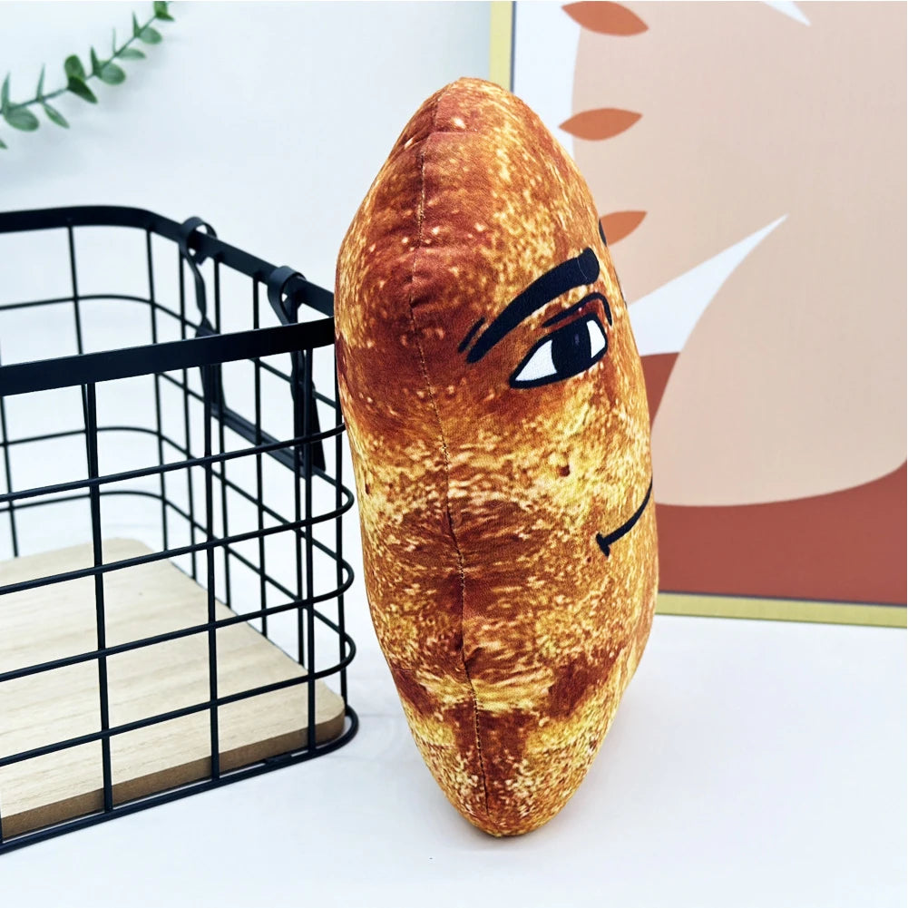 Chicken Nugget Meme Plushies Toy Funny Big Chicken Block Plush Pillow Cute Chicken Nuggets Stuffed Plush Toy for Kids and Adults