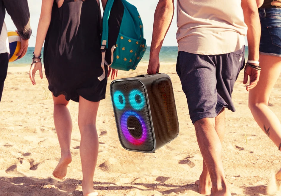 Tronsmart Halo 200 Speaker Bluetooth Speaker with 3 Way Sound System, 120W, Built-in/Wired Mic, Guitar Input, APP Control
