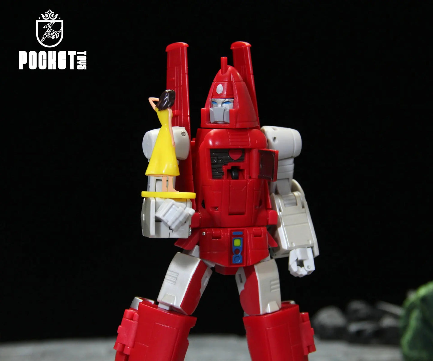 Pocket Toys Pt-M01 PTM01 Transformation Powerglide G1 Glider Of Sky Ko Dx Animated Version Small Scale Robot Action Figure