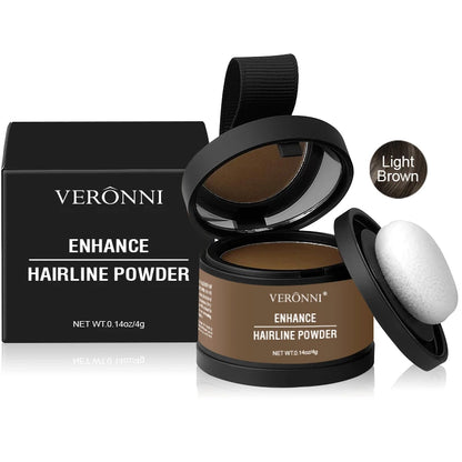 Hair Line Powder 4g Black Root Cover Up Natural Instant Waterproof Hairline Shadow Powder Hair Concealer Coverage 14 color