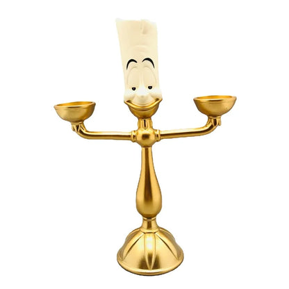 Disney Beauty And The Beast Cogsworth Mr Clock 24cm Action Figure Figurine Collection Decoration Toys Pvc Model Christmas Gifts