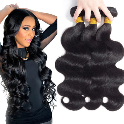 Hot Sale #4 Brown Body Wave Bundles 1/3/4 Brazilian Human Hair Weave Bundles Hair Extension Tissage Human Hair Bundles Remy Hair