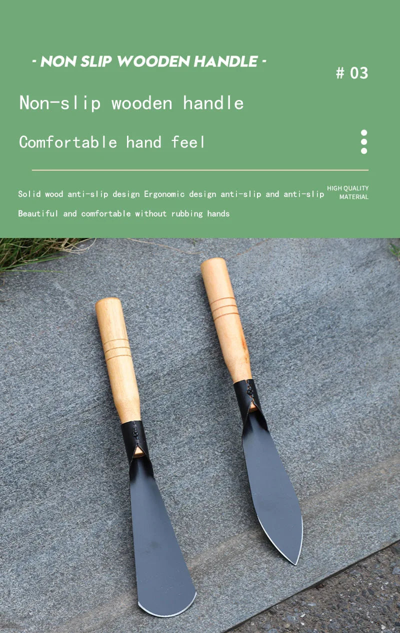Multifunctional Garden Tool Shovel Dig Wild Vegetables Drive Sea Plant Flowers Shovel Soil Thickening Iron Hoe Weeding Shovel