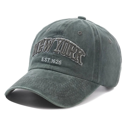 2025 New York Washed Cotton Cap For Men Women Gorras Snapback Caps Baseball Caps Sun protection Casquette Dad Hat Outdoors Cap
