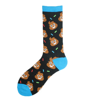 Happy Design Funny Socks Men Unisex Sheep Beer Dinosaur Pattern Sokken  Divertidos Jacquard Calcetines Unisex Hip Hop Skateboard