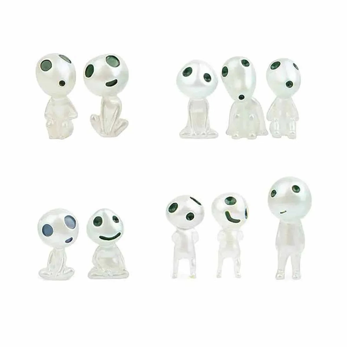 10 Pieces Miniature Luminous Landscape Decorations, Princess Shape Home Decor, Garden Decor, Luminous Decorations