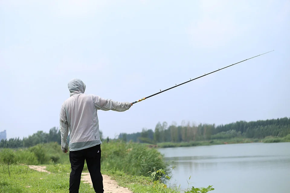 Yernea Short Sea Fishing Rods Fiber Telescopic Fishing Rod  99% Carbon 1.8-3.6M Spinning Telescopic Fishing Tackle Spinning Rod
