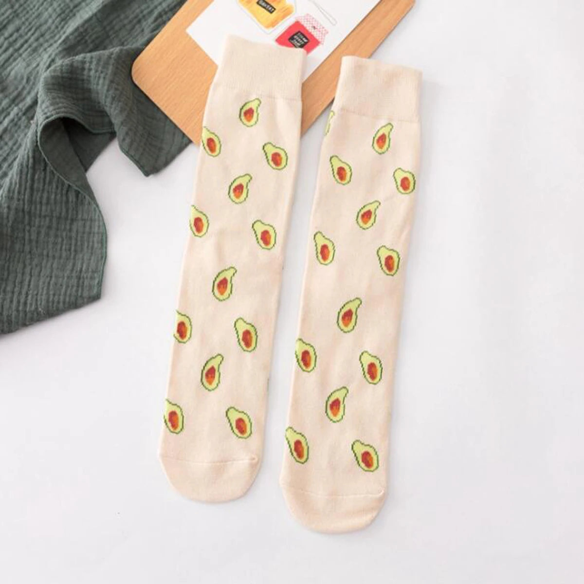 1 Pair Women's Cartoon Casual Cotton Harajuku  Skateboard Socks