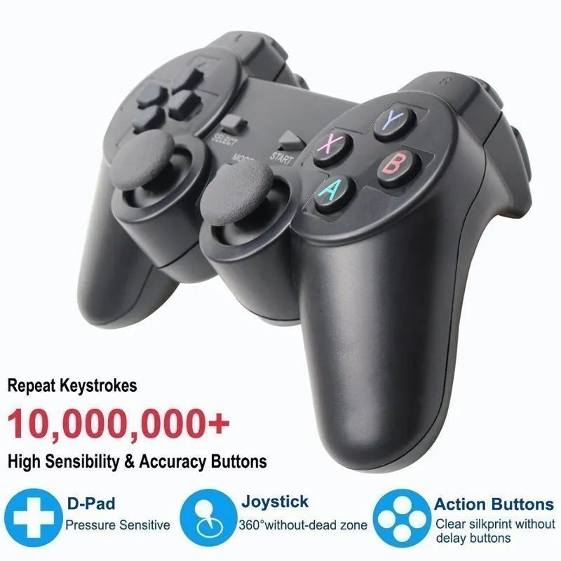 2 PCS 2.4Ghz Wireless Gamepad No Delay Game Controller USB Joystick For PC Android TV Controle for PC BOX GAME BOX