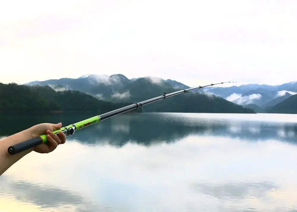 JOSBY Carbon Fiber Spinning Fishing Rod Telescopic Mini Pole 3M 2.7M 2.4M 2.1M 1.8M 1.5M Fish Gear Tackle High Quality