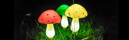 12LEDS Solar Panel Mushroom Fairy Light Garden Outdoor Decor Waterproof Night Lamp Yard For Christmas Wedding Party Decoration