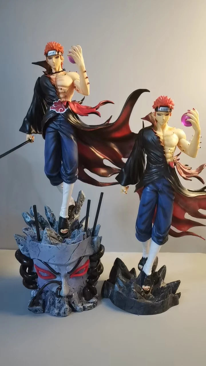 29cm Classic Naruto Pain Figurine Gk Action Figures Model PVC Statue Collectible Decoration Desktop Ornament Birthday Toys Gift