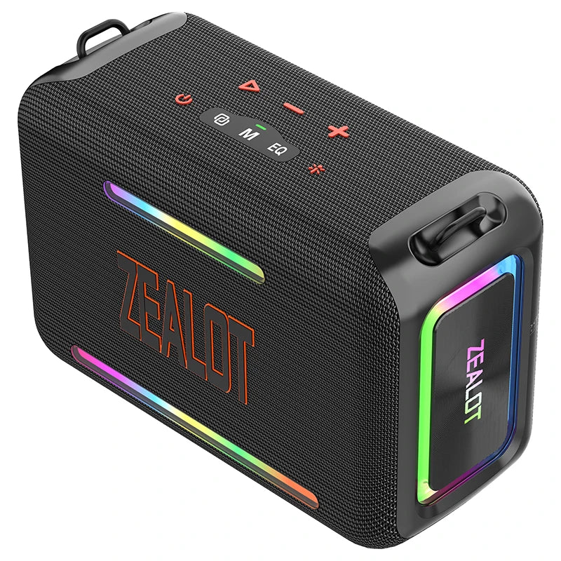 ZEALOT-S95 Waterproof Portable Bluetooth Speaker, Wireless Outdoor Boombox, SubwooferTriple Passive Radiators, Deep Bass,120W