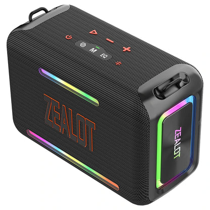 ZEALOT-S95 Waterproof Portable Bluetooth Speaker, Wireless Outdoor Boombox, SubwooferTriple Passive Radiators, Deep Bass,120W