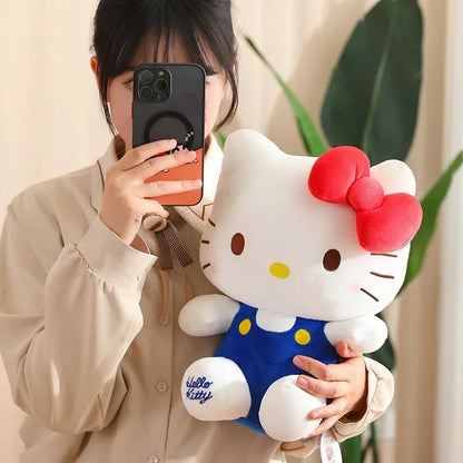 Hello Kitty Plush Toy Sanrio Plushie Doll Kawaii Hello Kitty Stuffed Animals Hello Kitty Cushion Sofa Pillow Home Decor Kid Gift
