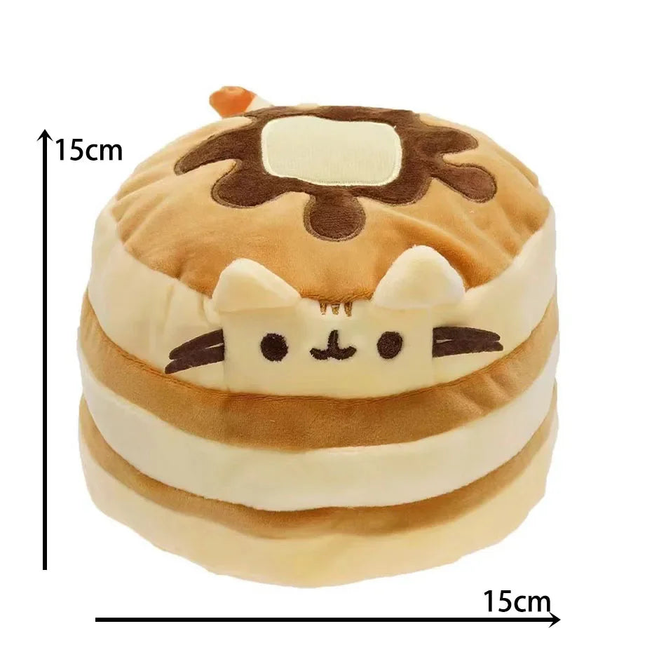 Multiple Pusheen Plush Throw Pillows Cute Home Bedroom Cartoon Stuffed Model Dolls Toys Girl's Room Decoration Christmas Gifts