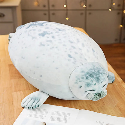 Hot 3D Novelty Throw Pillows Cute Real Life Sea Lion Plush Toys Soft Seal Plush Stuffed Plush Housewarming Party Hold Pillow