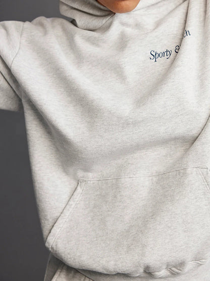 Letter Printed Sport Sweatshirts For Women Loose Casual Long Sleeve Hooded Sweatshirt 2024 New Streetwear Fashion Pullover Tops