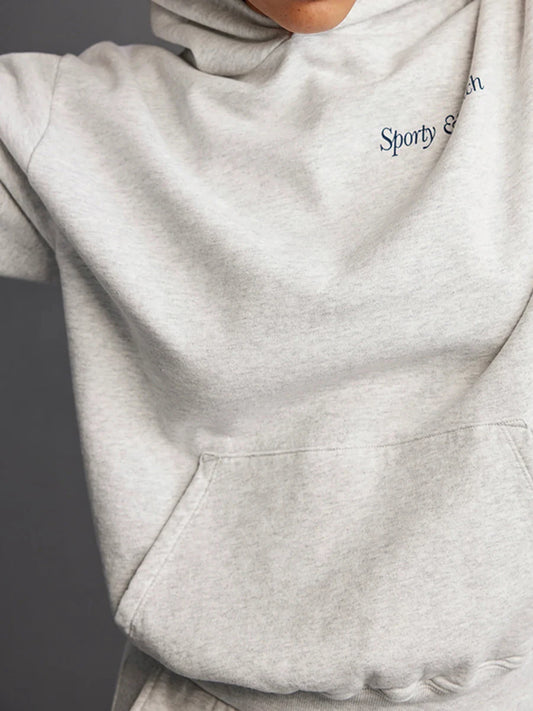 Letter Printed Sport Sweatshirts For Women Loose Casual Long Sleeve Hooded Sweatshirt 2024 New Streetwear Fashion Pullover Tops