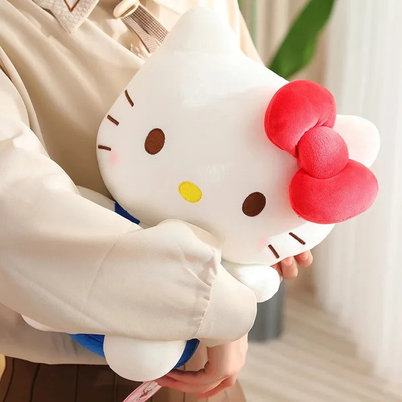 Hello Kitty Plush Toy Sanrio Plushie Doll Kawaii Hello Kitty Stuffed Animals Hello Kitty Cushion Sofa Pillow Home Decor Kid Gift