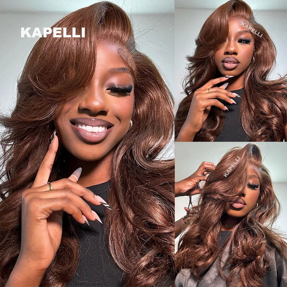 Hot Sale #4 Brown Body Wave Bundles 1/3/4 Brazilian Human Hair Weave Bundles Hair Extension Tissage Human Hair Bundles Remy Hair