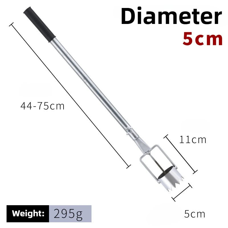 Durable Metal Film Puncher Vegetable Planting and Transplanting Agricultural Film Breaker Plastic Films Puncture Gardening Tool