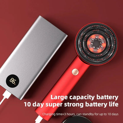 Electric Massage Comb Red light massage comb Scalp Massager for Hair Growth Essence Liquid Nursing Introduced into Scalp