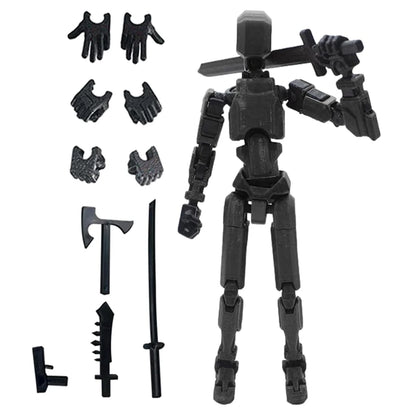 3PCS-Lucky Puppets 13 Doll,Multiple Styling Combinations Robot Model,Cheap Holiday Gift,Cool Robot Doll Desktop Decoration