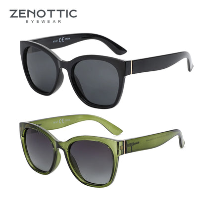 ZENOTTIC Original Thick Butterfly Frame Polarized Sunglasses for Women Chunky Uv400 Protection Shade Sun Glasses